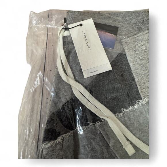 John Elliott Quilted Heather Grey Sweatpants Sz 3 / Large NWT - Picture 8 of 10